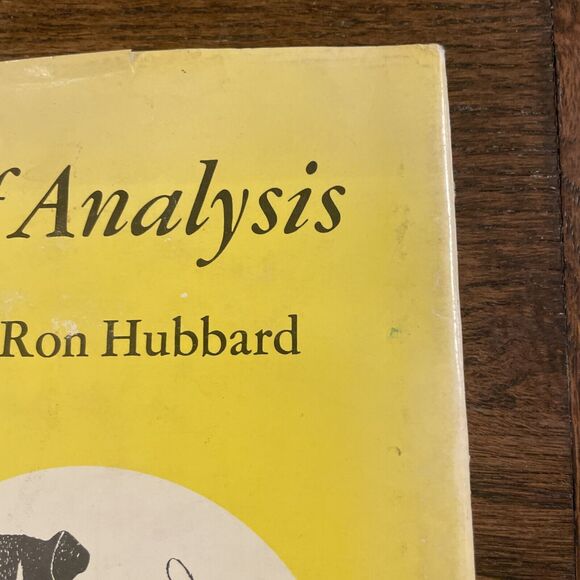 SELF ANALYSIS By L Ron Hubbard HC Dust Jacket (1975) VTG Scientolology yellow - Picture 3 of 15